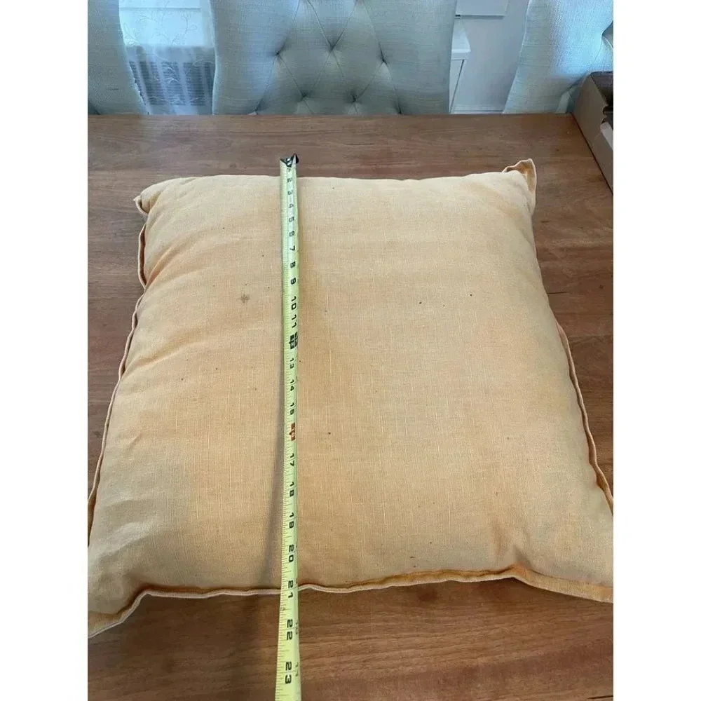 Large Neutral Dual-Tone Throw Pillow